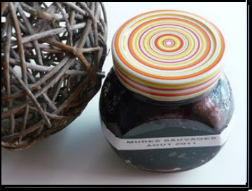 confiture de mûres sauvages à l'agar agar