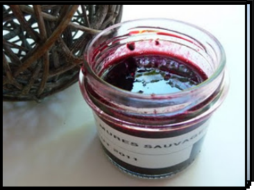 Confiture de mûres sauvages