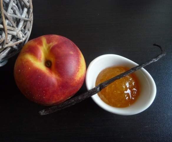 Confiture de nectarines à la vanille
