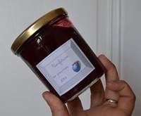 Confiture de prunes rouges
