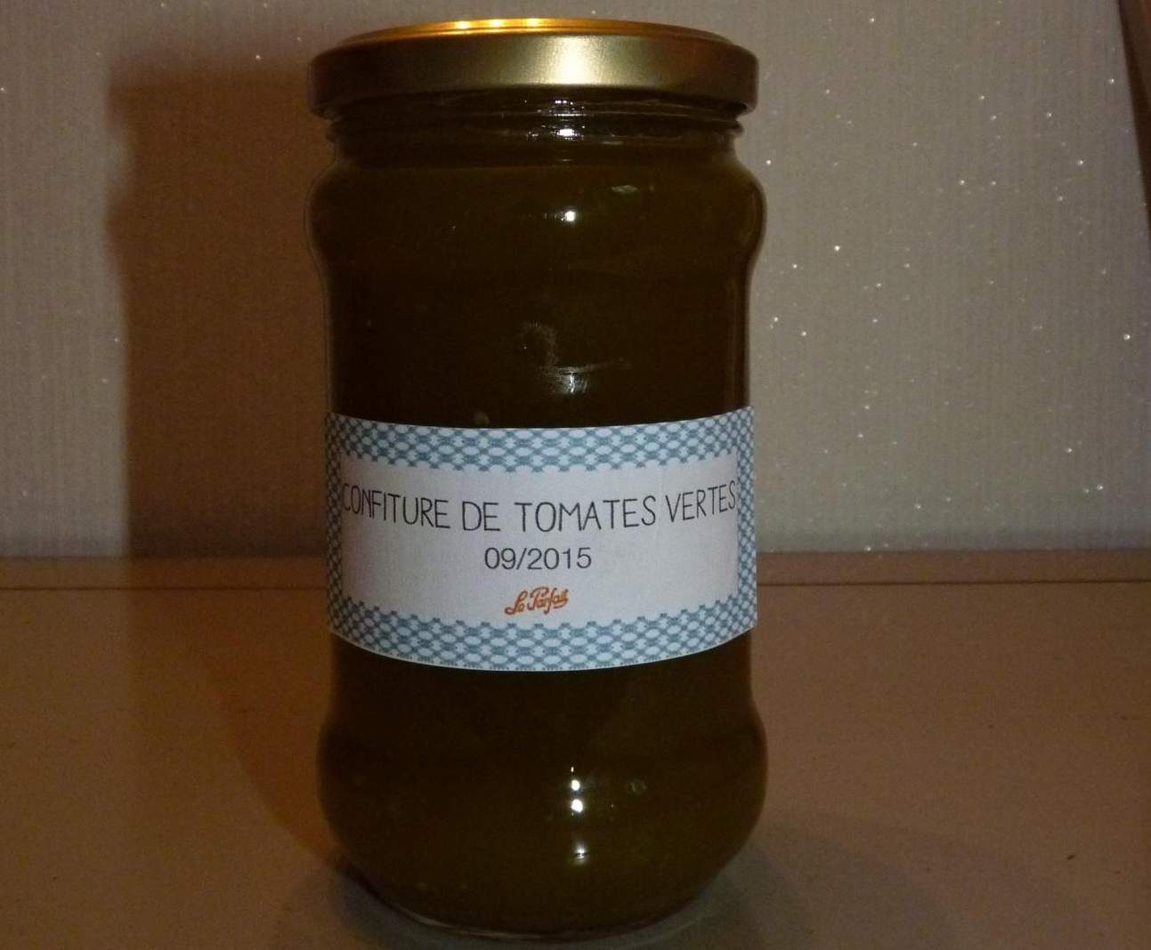 Confiture de tomates vertes
