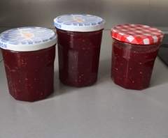 Confiture fraises et framboises