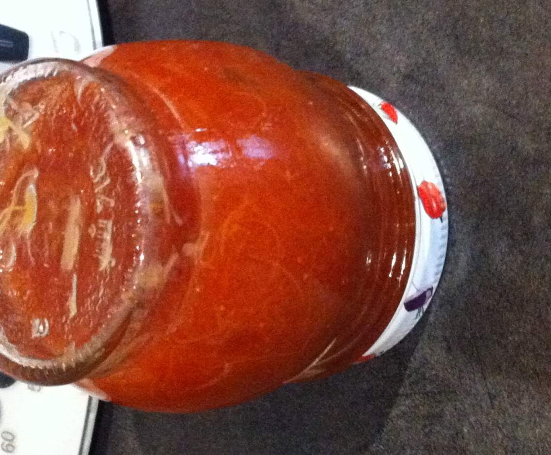 confiture fraises rhubarbe