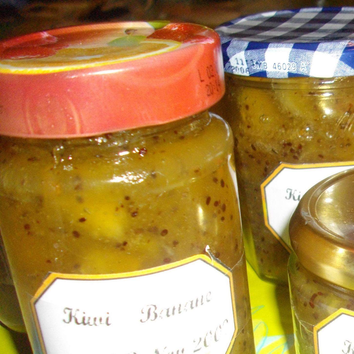 Confiture kiwi banane