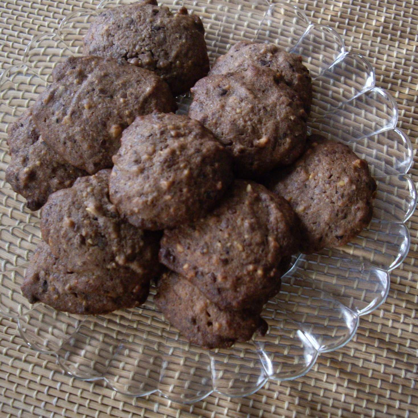 Cookies au chocolat et cacahuètes