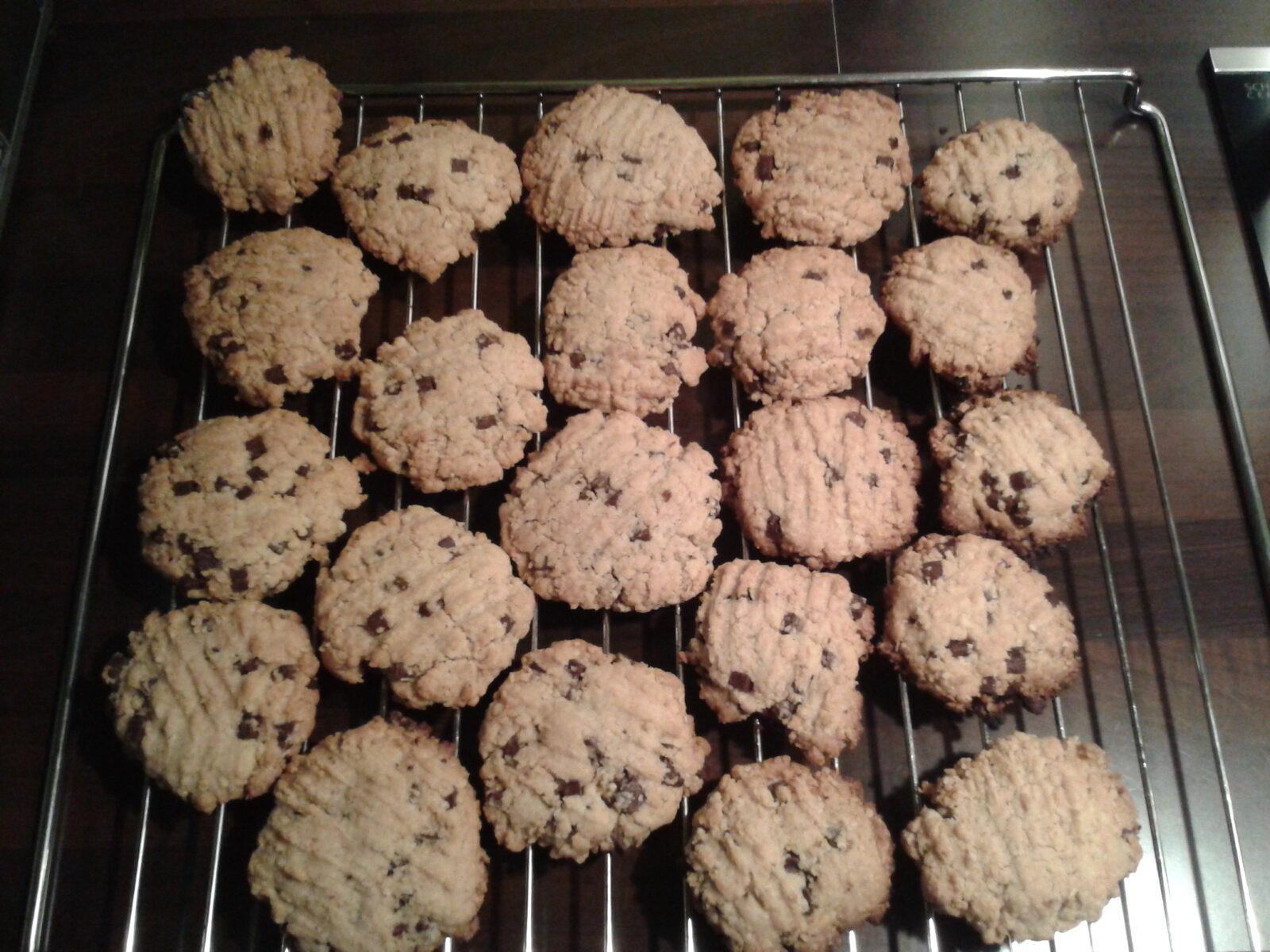 Cookies aux flocons d'avoine et pépites de chocolat