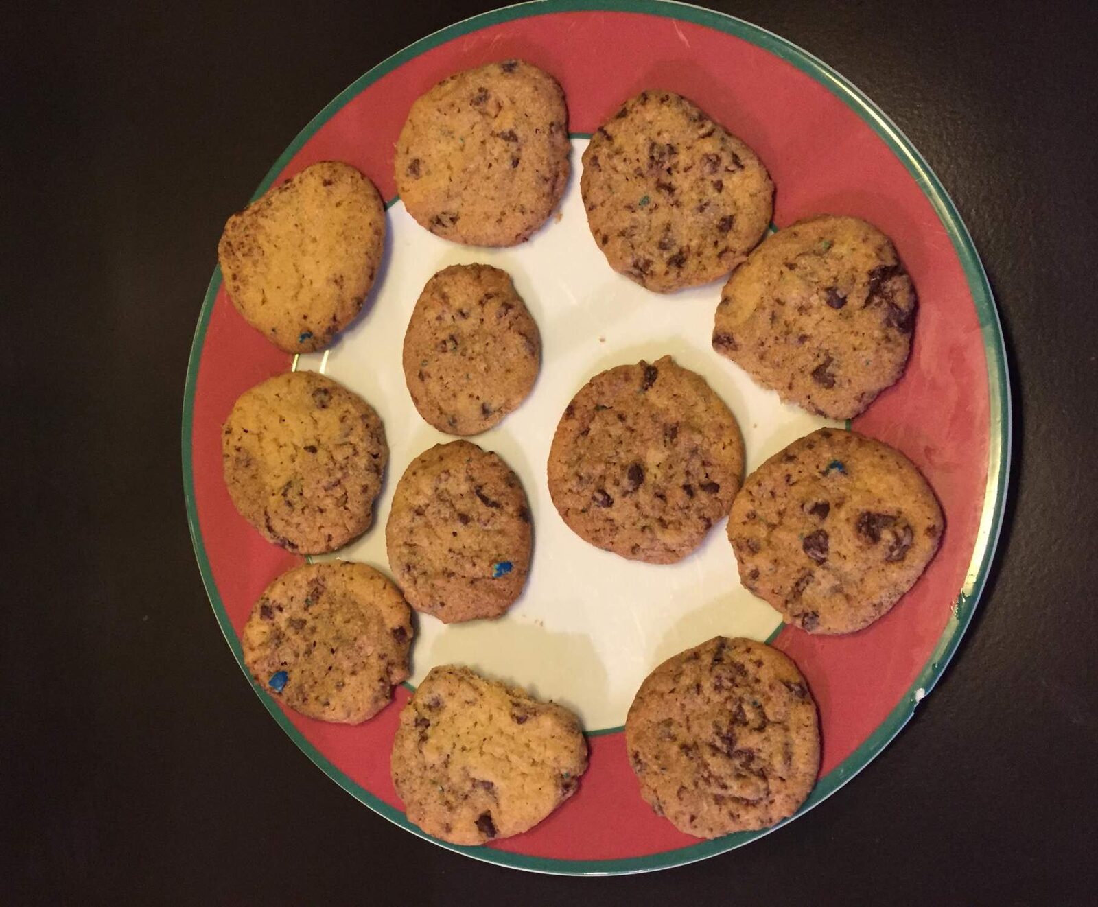 Cookies aux pépites de chocolat et M&M's