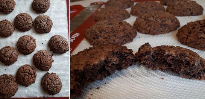 Cookies chocolat crouti moelleux