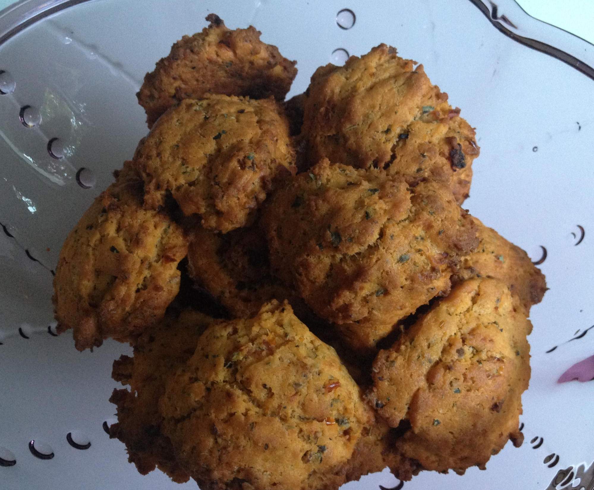 Cookies salés aux tomates séchées et au chorizo