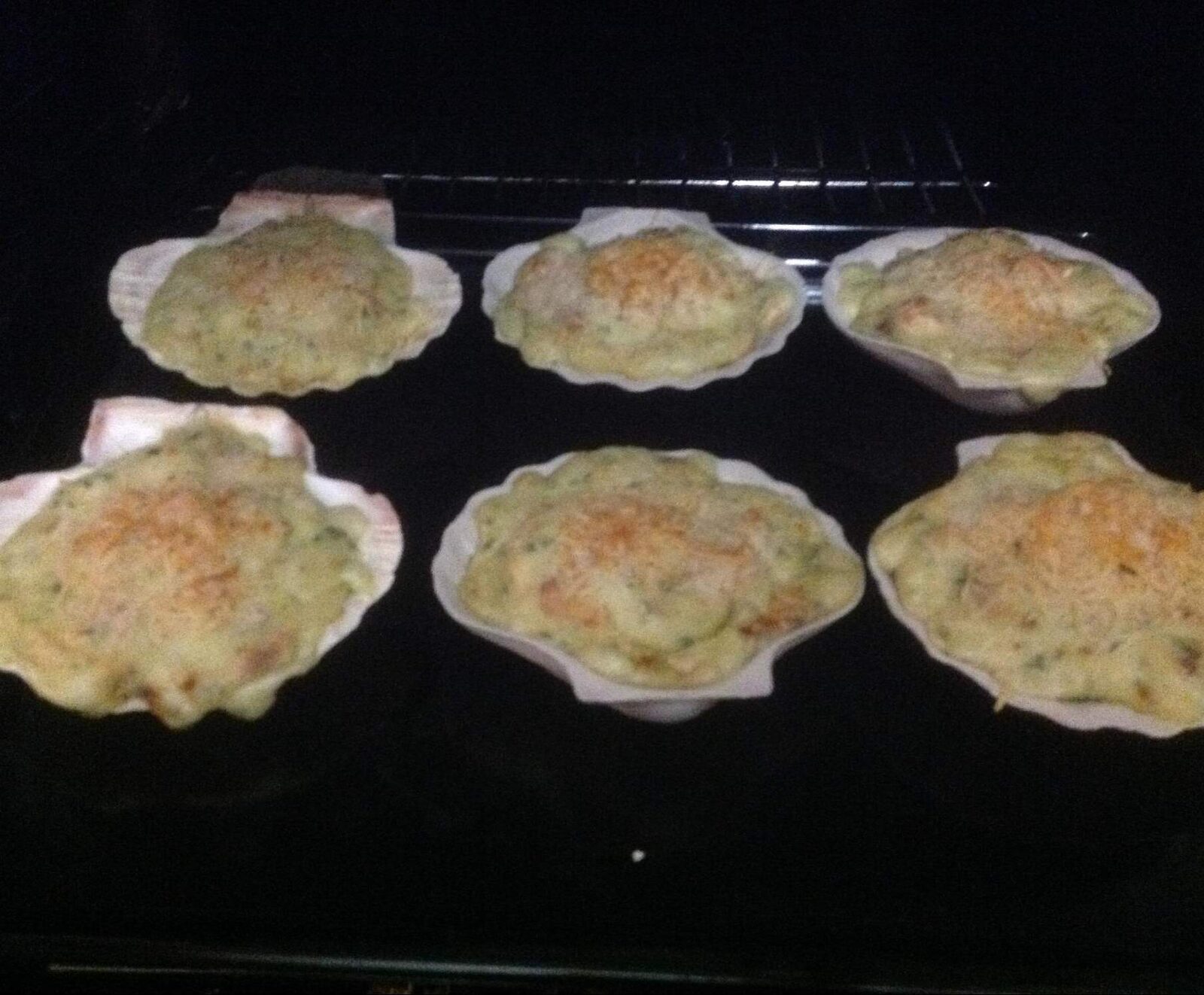 Coquilles Saint Jacques et crevettes