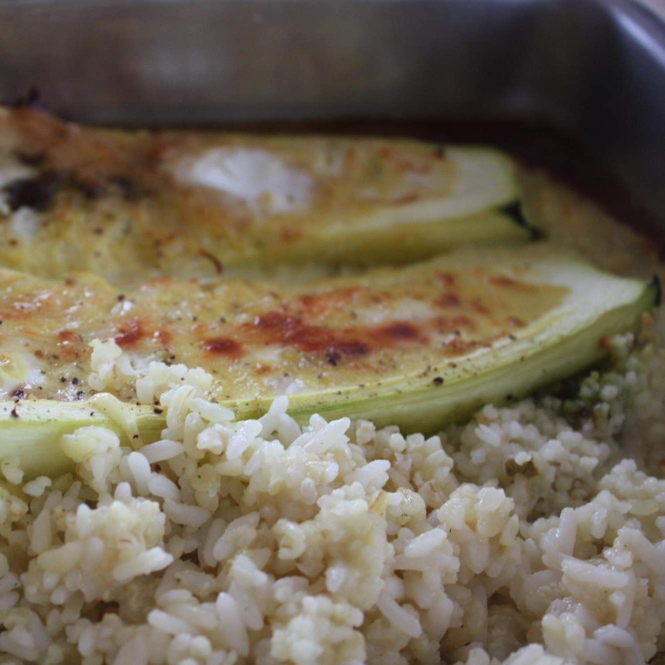 Courgettes farcies au fromage blanc - Méthode Montignac