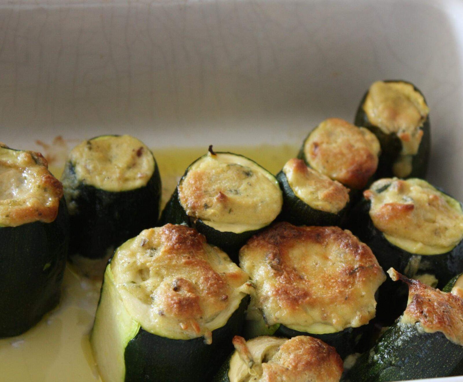 Courgettes farcies végétarienne à l'Italienne
