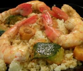 Couscous aux Gambas