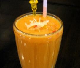 Crème à la Mangue façon Milk-Shake
