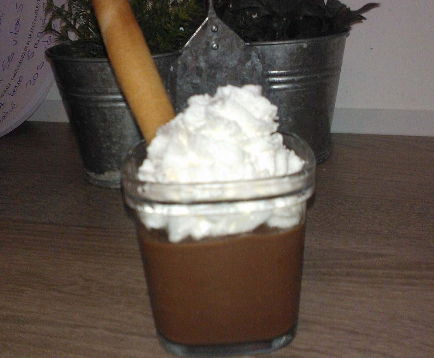 Crème au chocolat facon danette en propoints ww