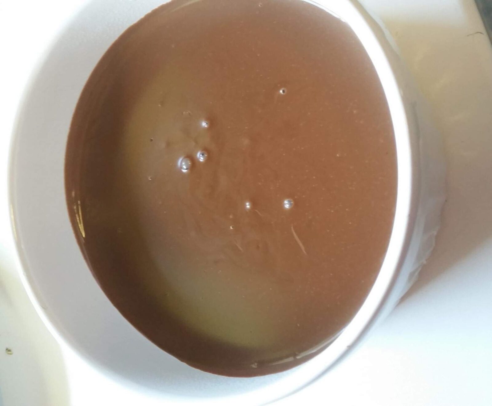 Crème au chocolat façon Mont Blanc