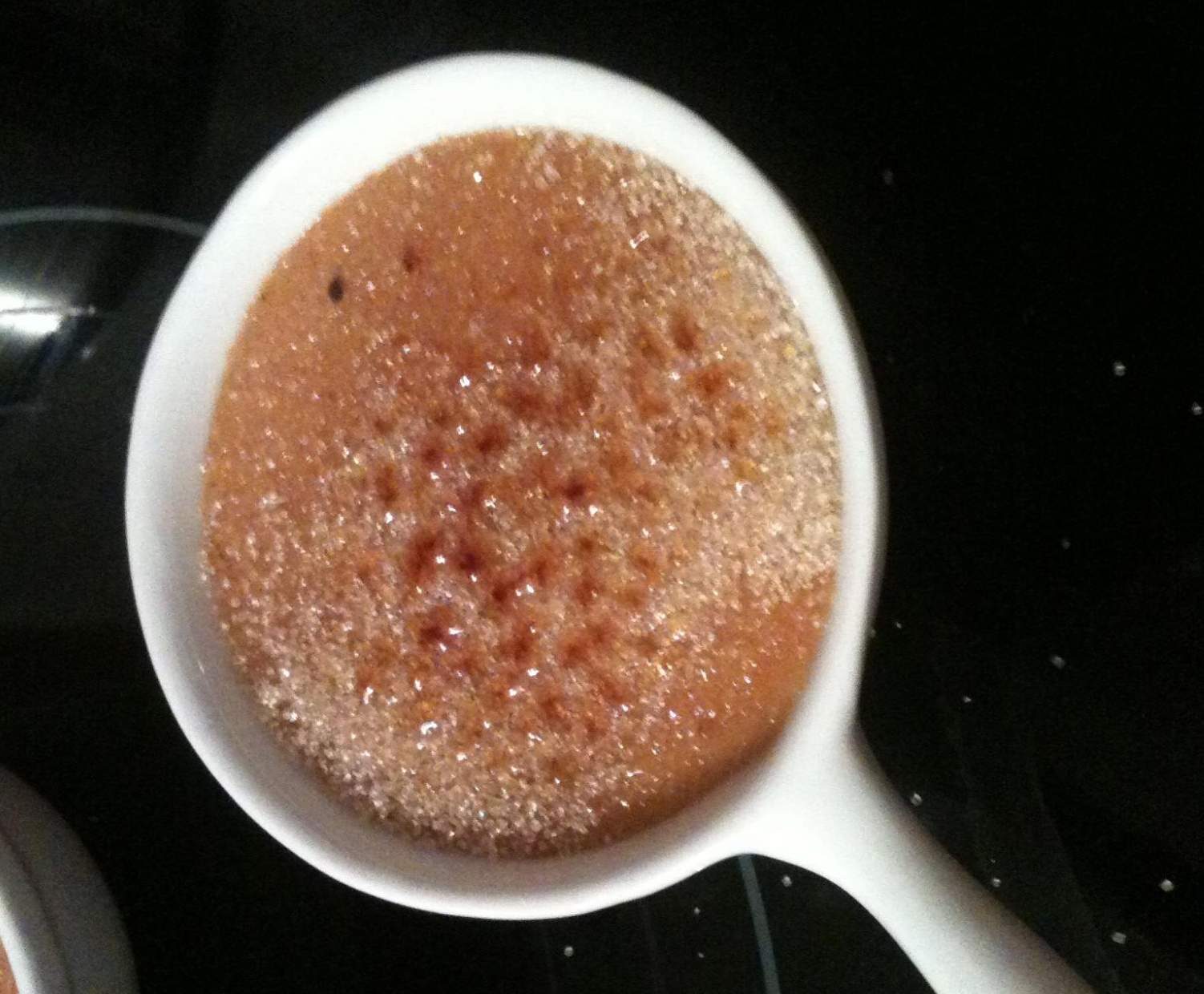 CRÈME BRULÉE AU BRIE, CHAPELURE DE PARME