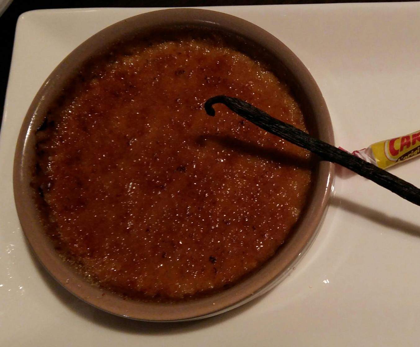 crème brûlée aux carambars