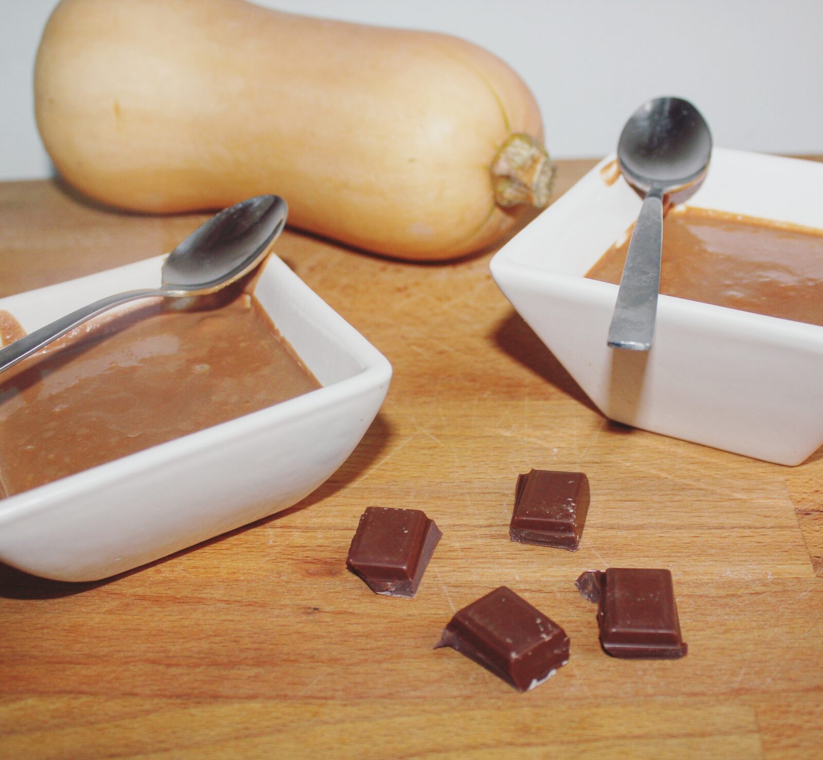 Crème chocolat et butternut sans sucre ajouté