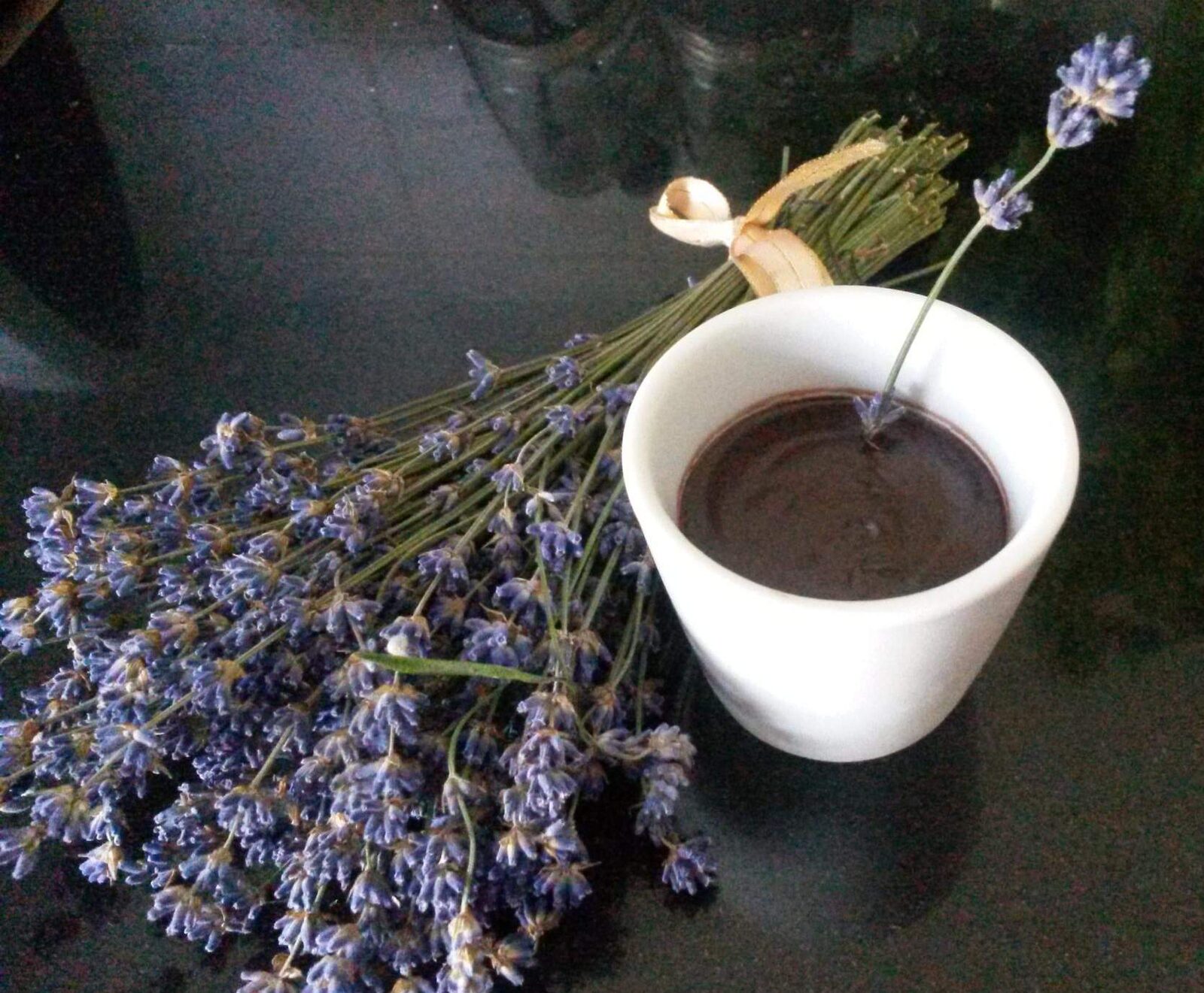 Crème chocolat lavande