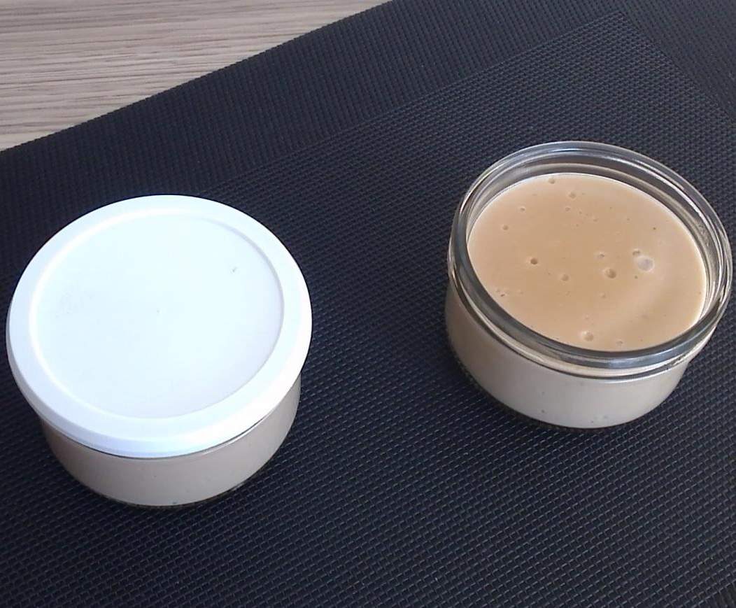 Crème danette au caramel