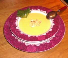 Crème de Légumes au Bleu d'Auvergne