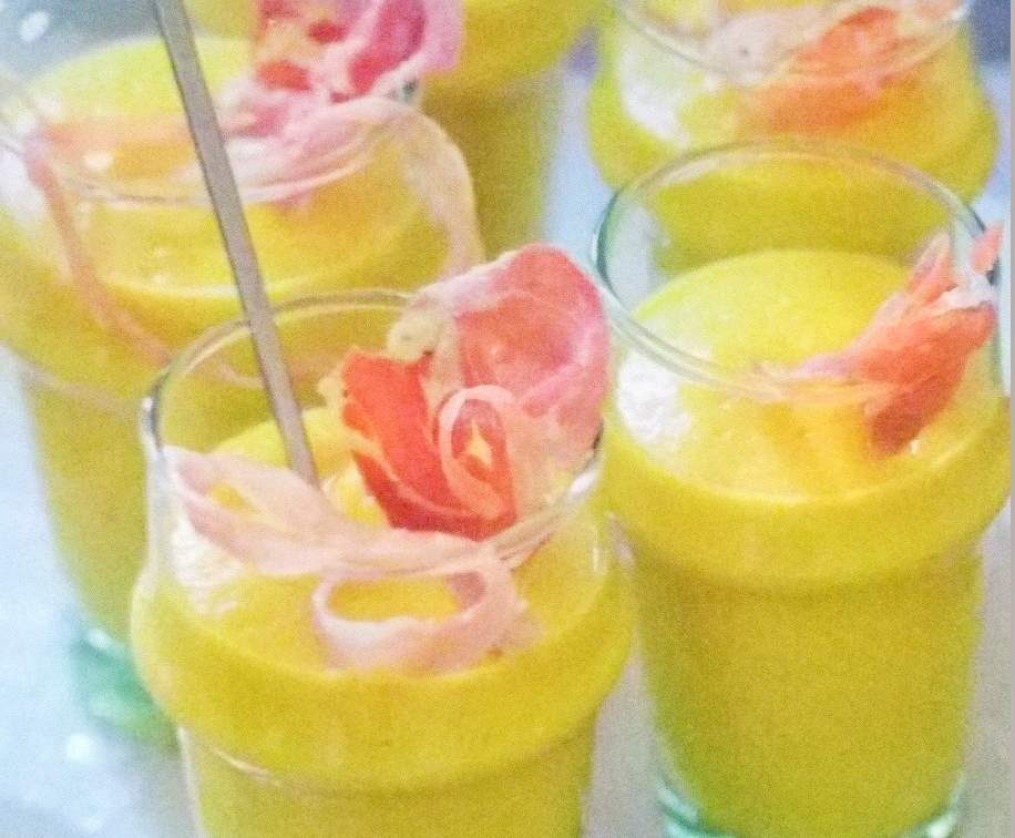 Crème de patate douce, rutabaga au curry