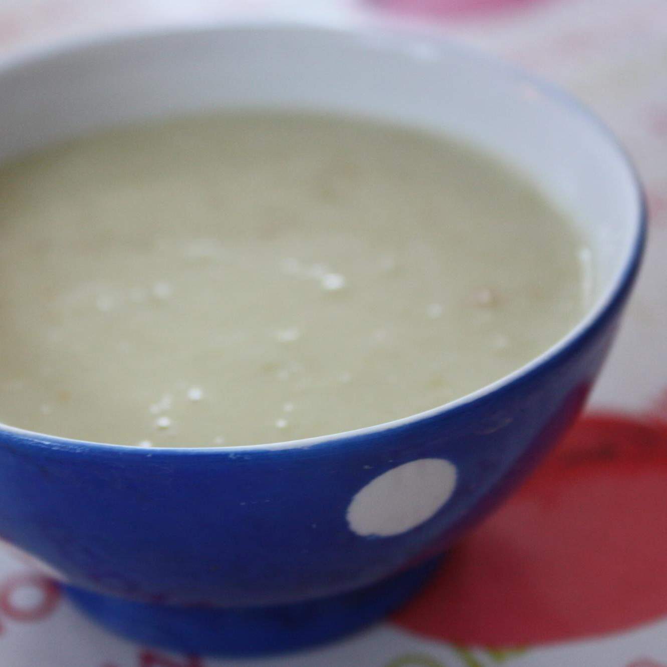 Crème de rhubarbe au sucre roux