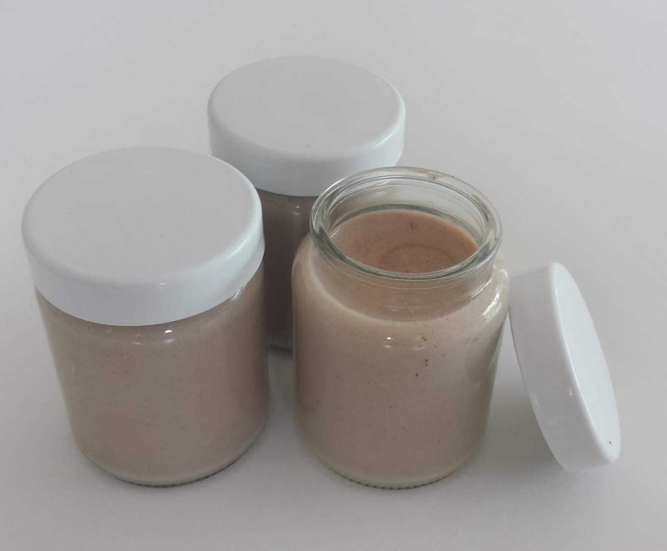 Crème dessert à la confiture de marron sans sucre ajouté ni oeuf