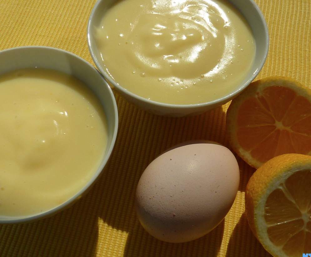 Crème dessert à la fleur d'oranger