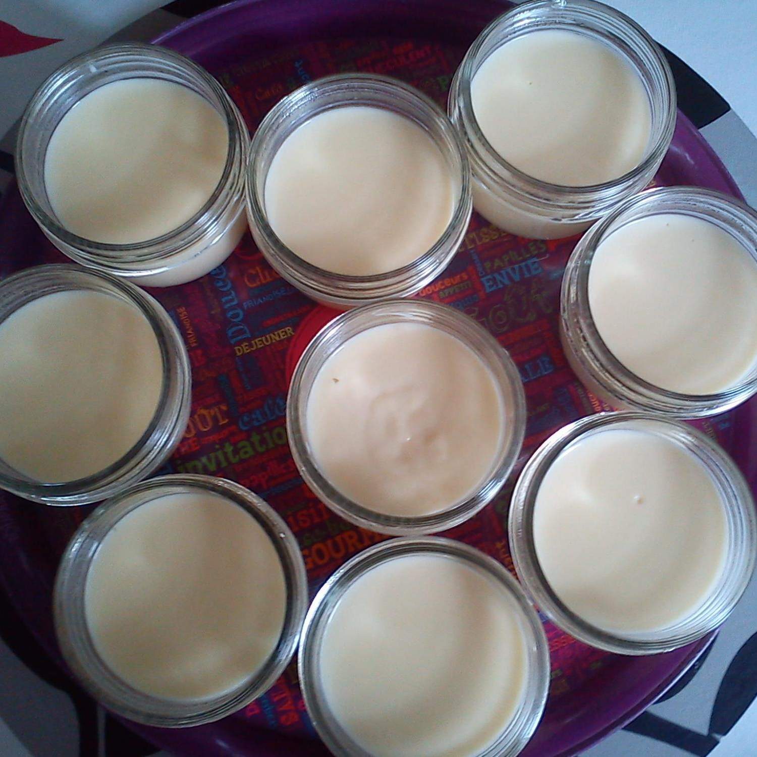 Crème dessert au chocolat blanc