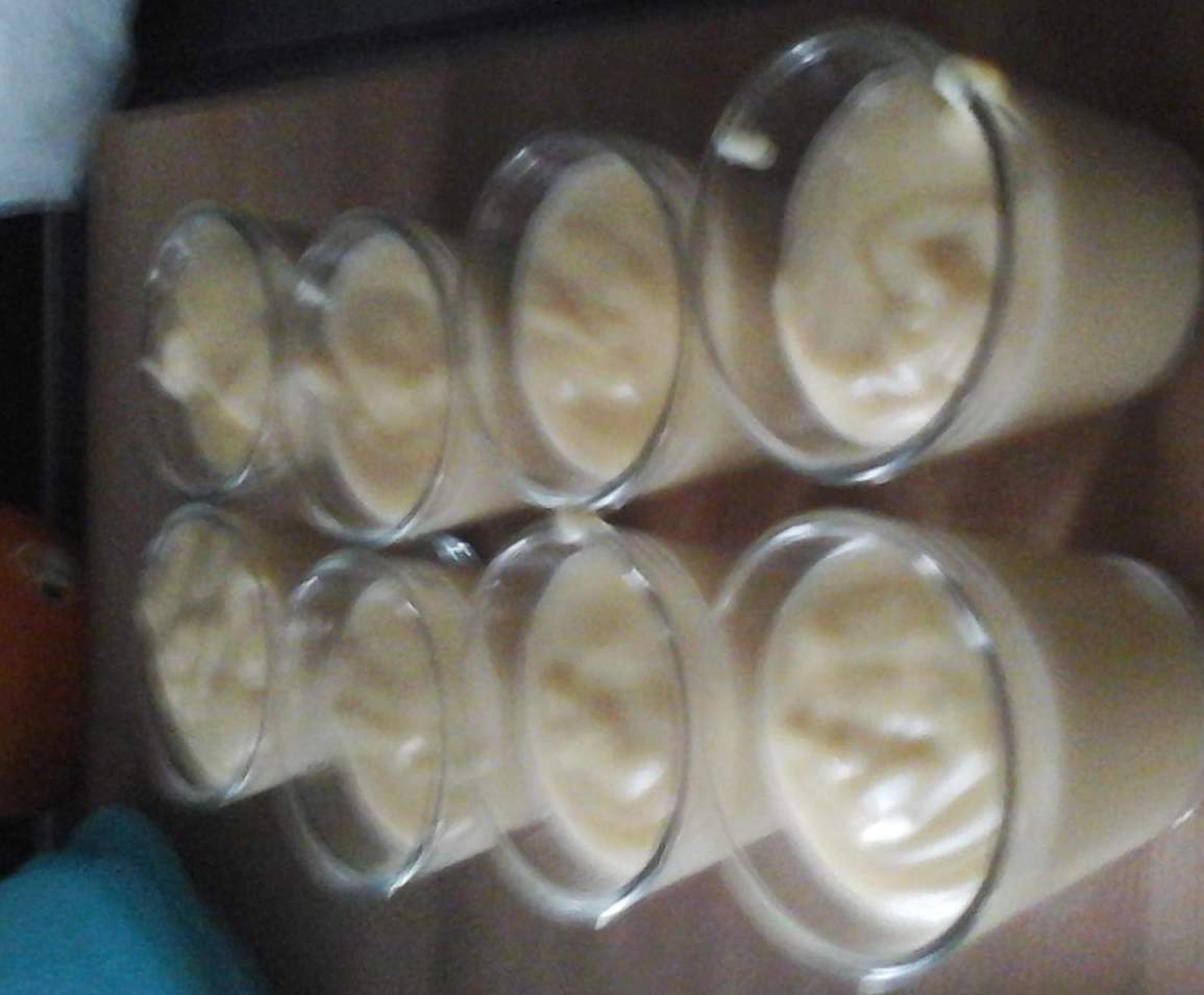 crème dessert au chocolat blond