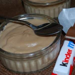 Crème dessert au kinder
