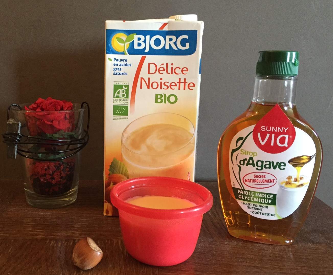 Crème dessert au lait de noissette