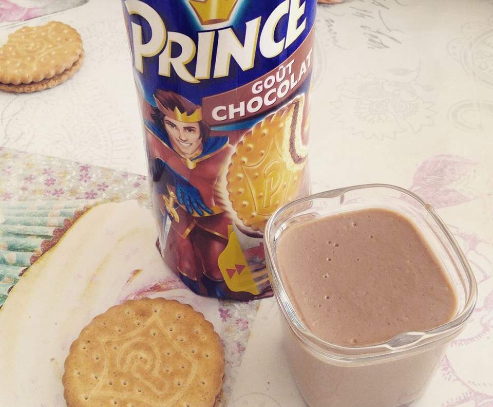 Crème dessert aux biscuits Prince