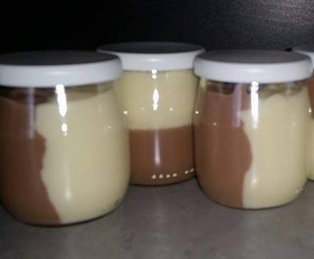 Crème dessert Chocolat carambar / Chocolat blanc