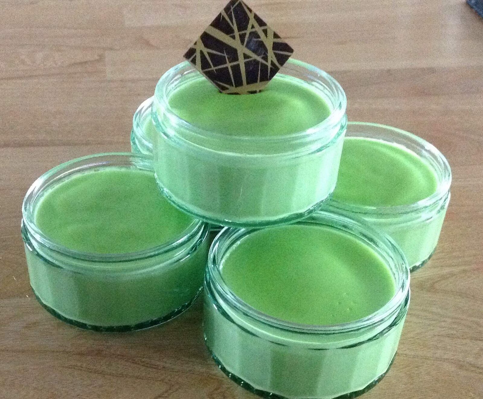 Crème dessert pistache