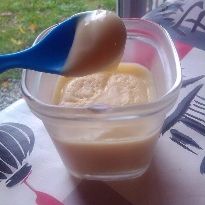 Crème Dessert style Danette au caramel beurre salé