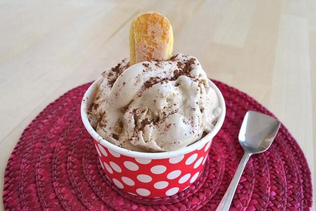 Crème glacée tiramisu