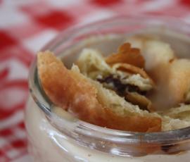 Crèmes aux pains au chocolat