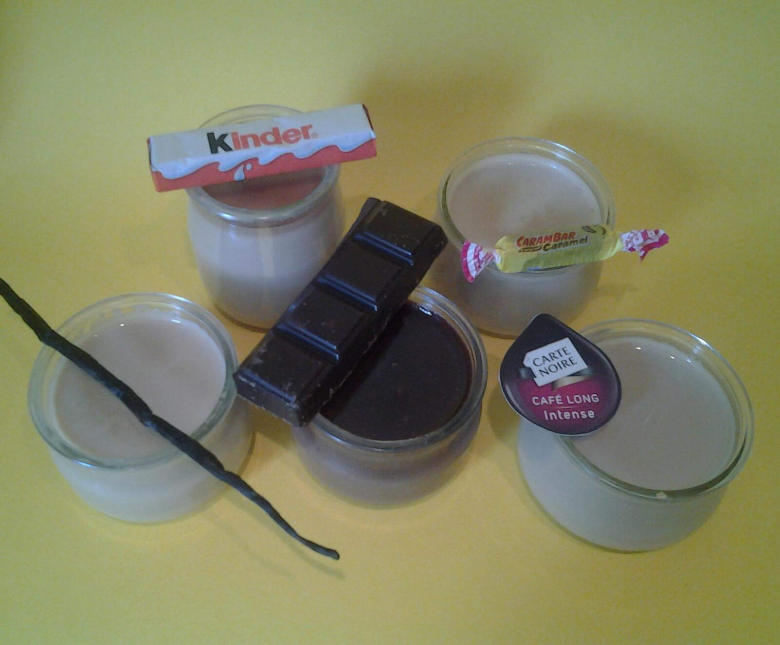 Crèmes dessert rapides. Choisissez vos parfums