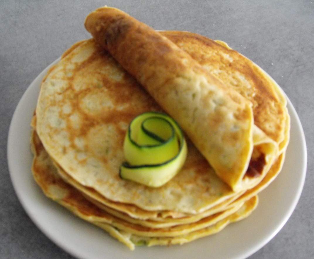 Crêpes aux courgettes
