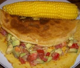 crêpes de polenta