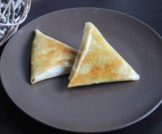 Croustillants champignons et cancoillotte