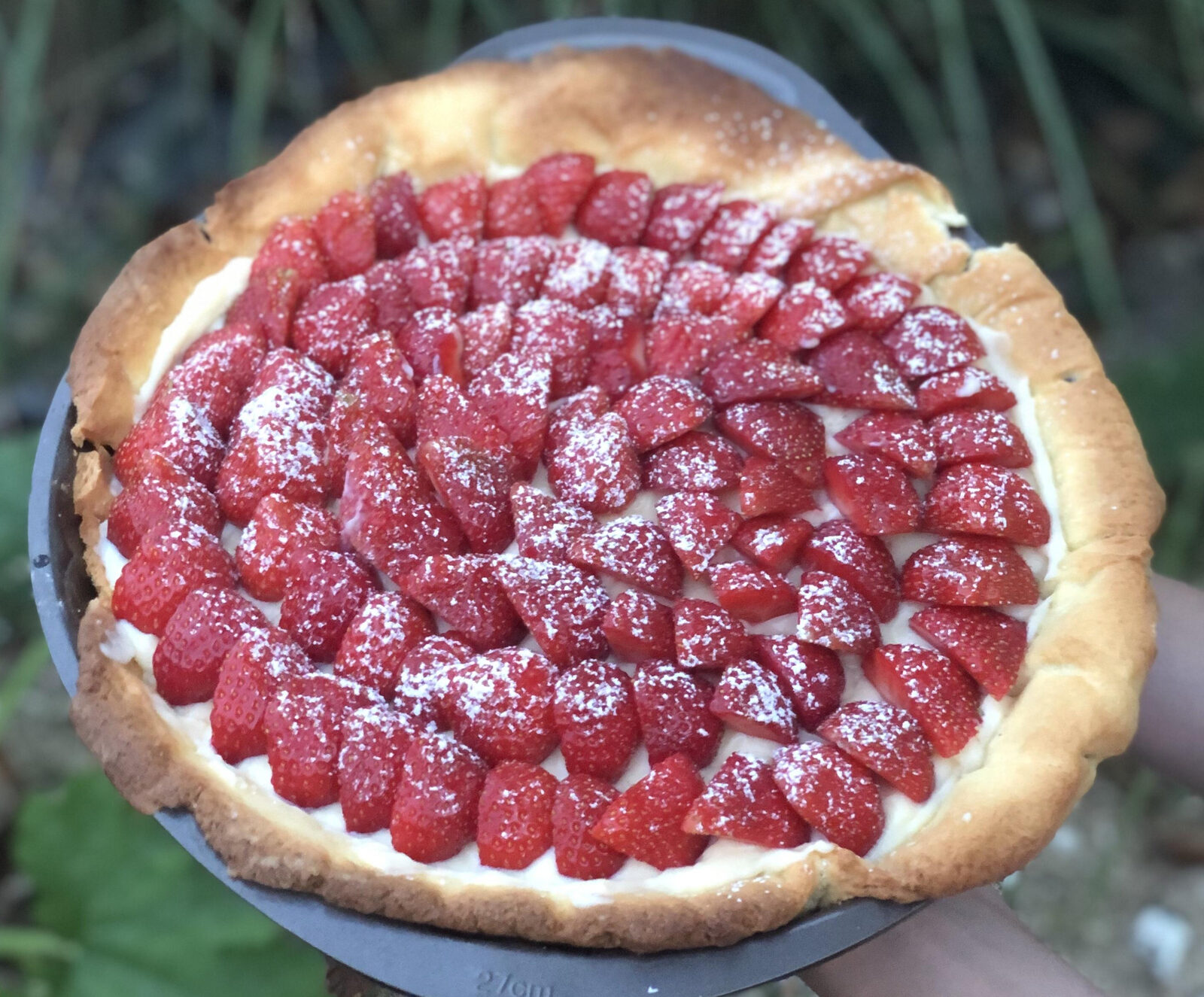 Croûte aux fraises (tarte aux fraises)