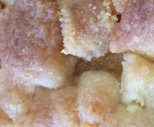 Crumble abricots rhubarbe