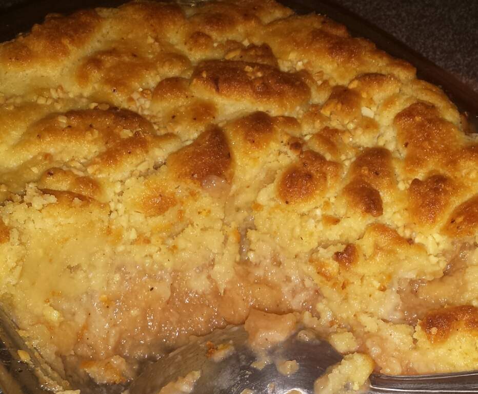 Crumble au coing et aux amandes