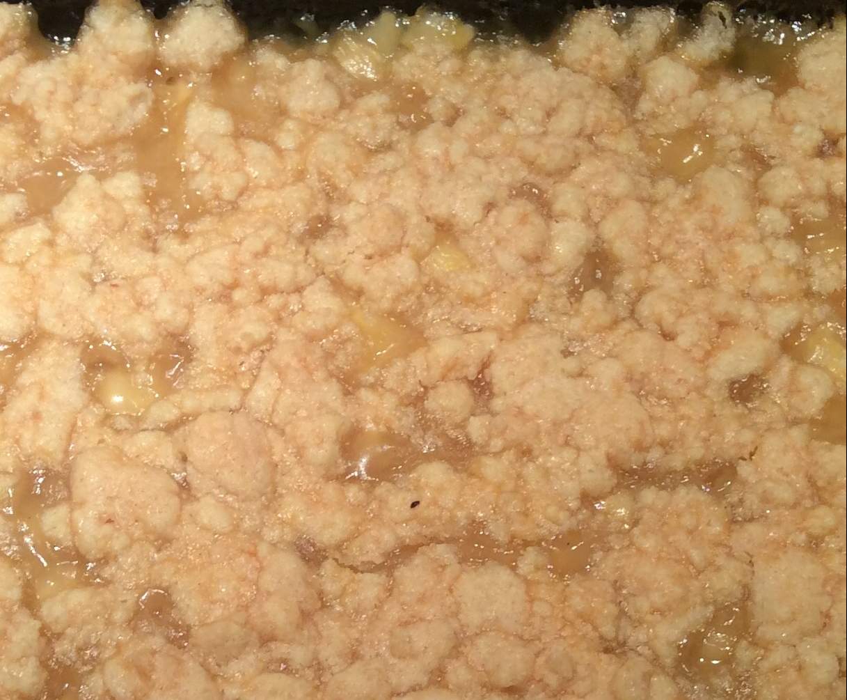 Crumble aux nectarines