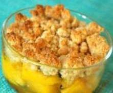 Crumble aux pommes/mangues