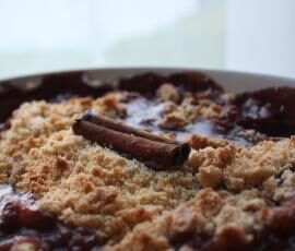 Crumble poire/bière